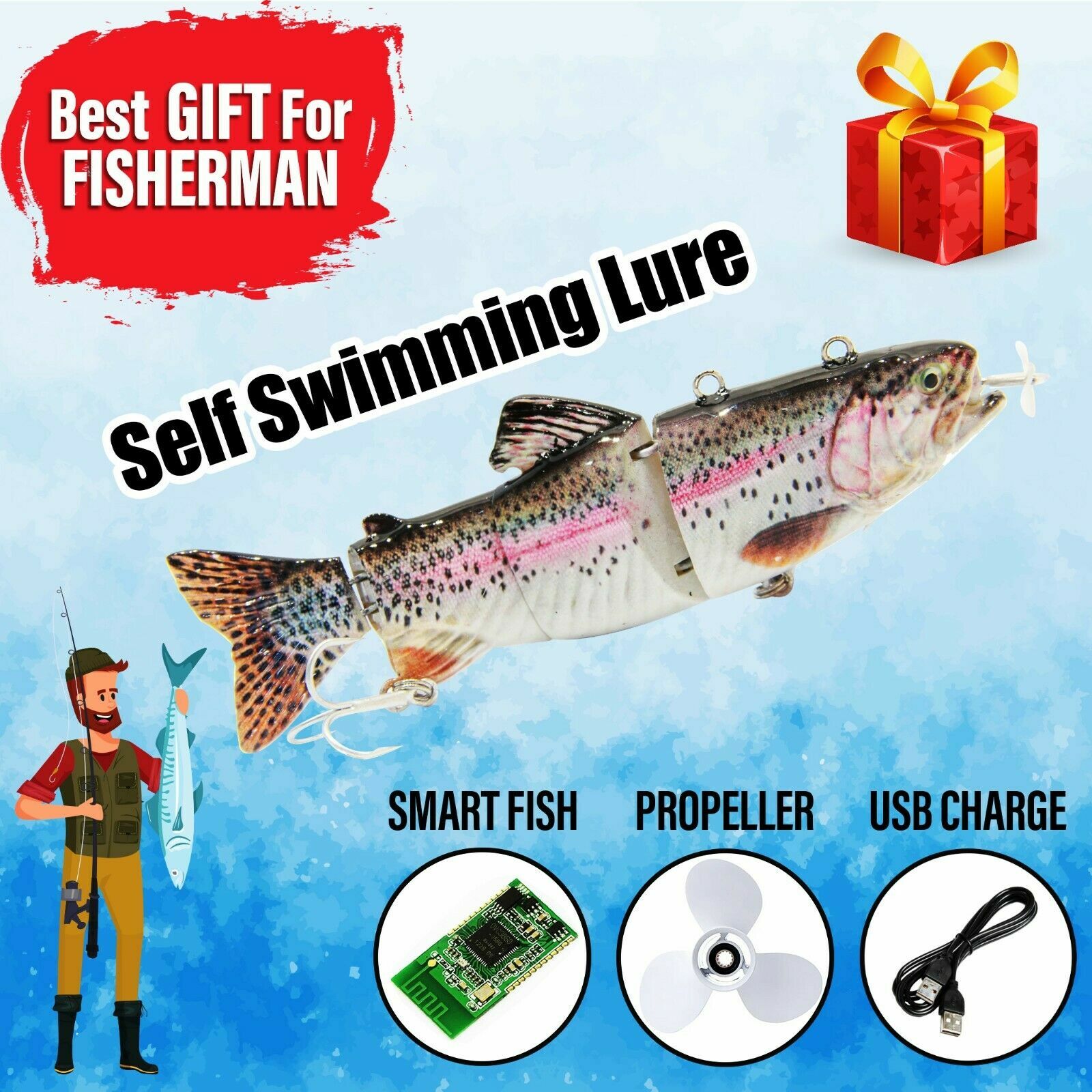 Best Gift for Men who loves fishing, Unique Gift for Boyfriend or Dad !