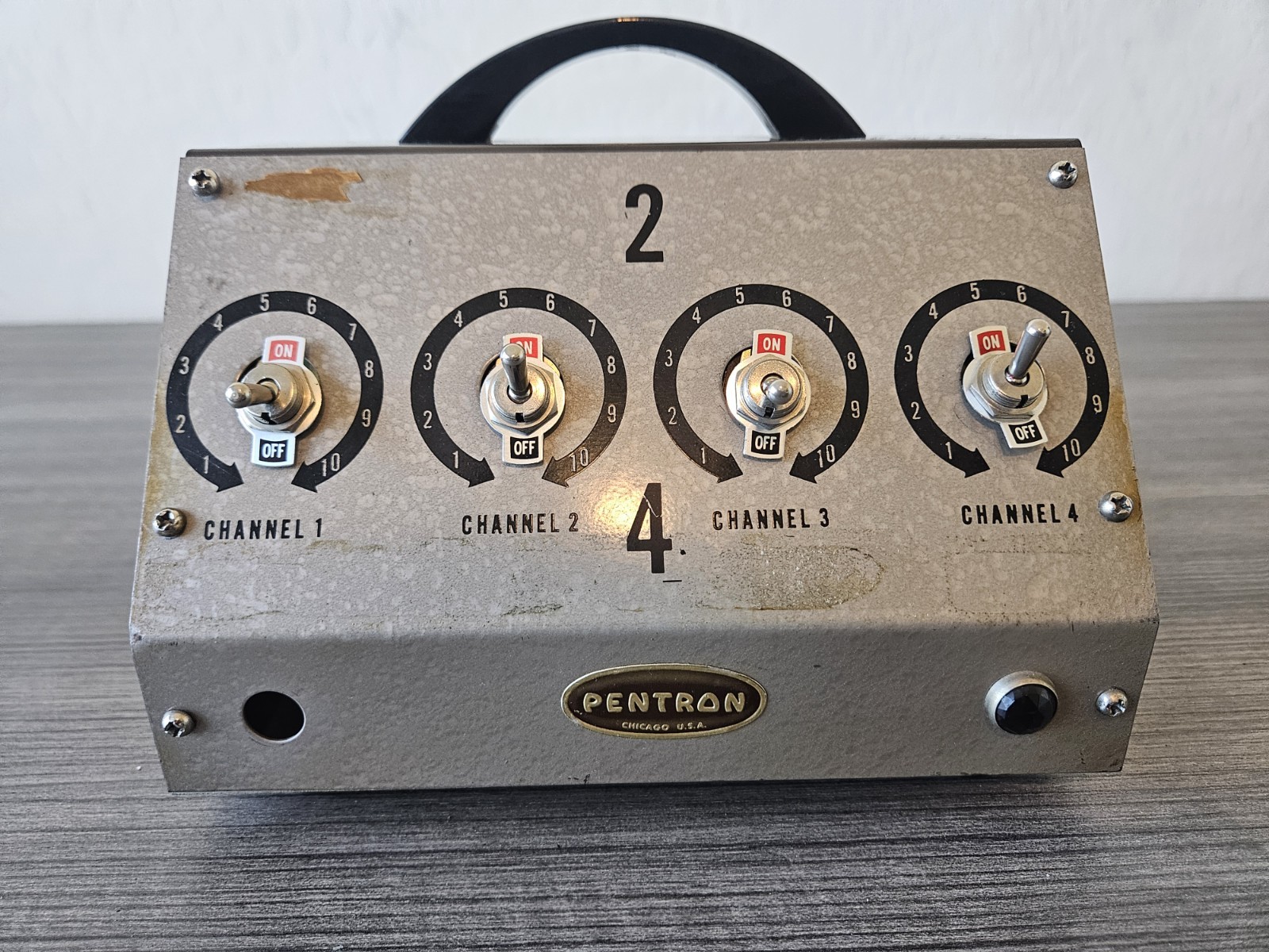 Vintage Pentron MM-4A Audio Mike/Mic Mixer Rare