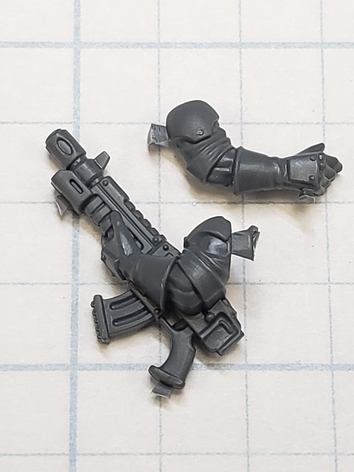 40k Genestealer Cult Bits Goliath Rockgrinder Truck Commander Stubber Arm #94