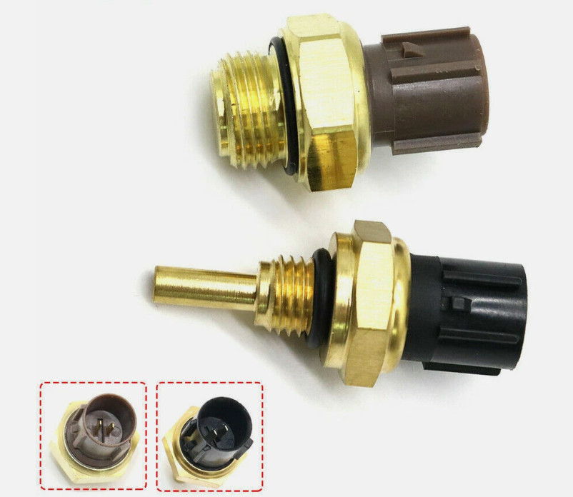 Set of 2 Cooling Fan Switch Coolant Temp Sensor for Honda Accord CR-V CRV Civic