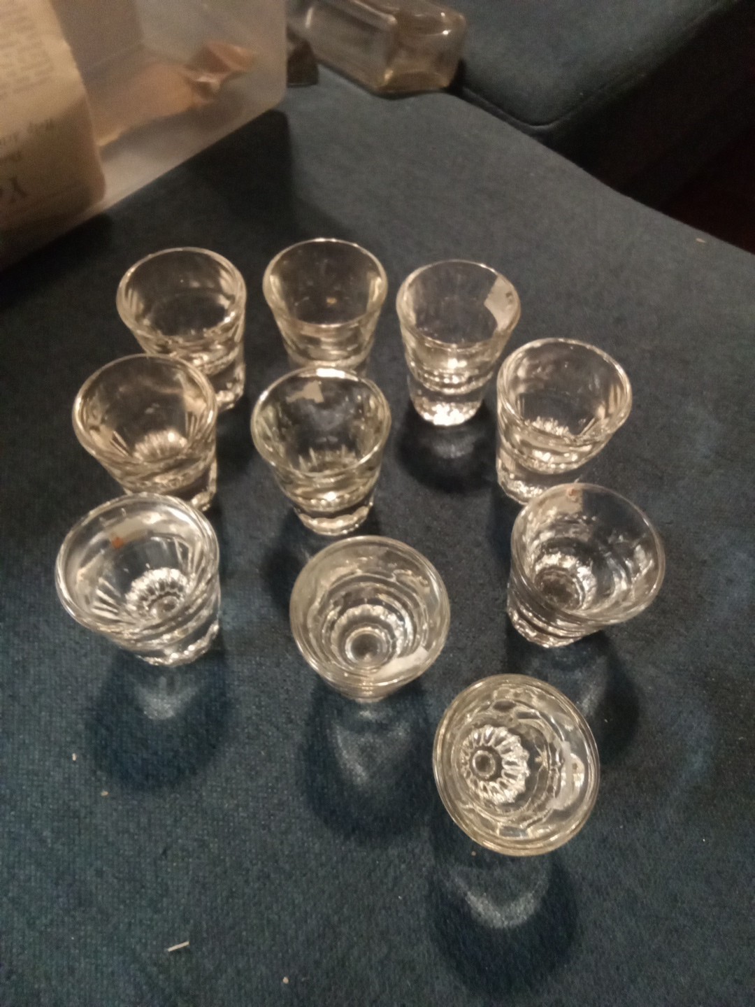 Shot glasses.  10