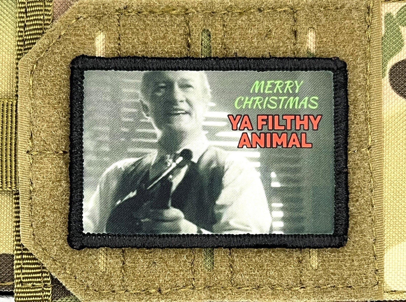 Home Alone Filthy Animal Morale Patch / Military Badge Tactical Hook & Loop 212
