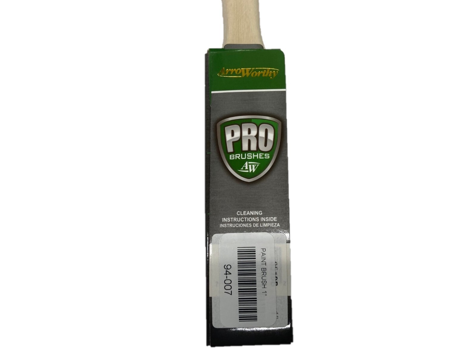 PAINT BRUSH (4 PACK) 1" Flat Sash Polyester/Nylon ArroWorthy Interior/Exterior