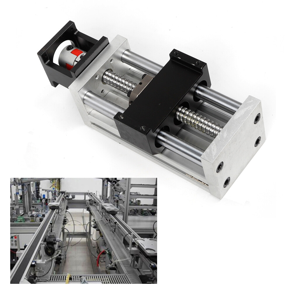 CNC Linear Stage Table - 100mm Stroke Ball Screw Rail Slide Guide