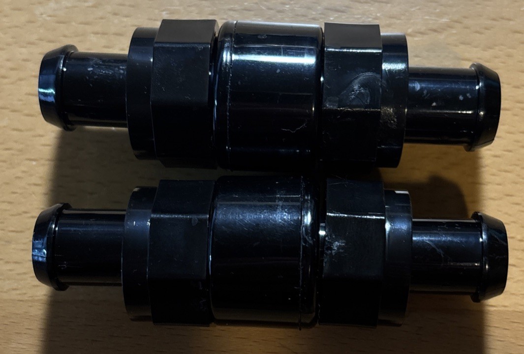 2 Polaris Pool Cleaner Black Hose Swivels