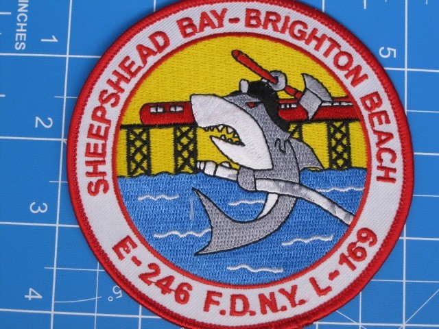 FDNY NYC Fire Department Engine 246 Ladder 169 Patch