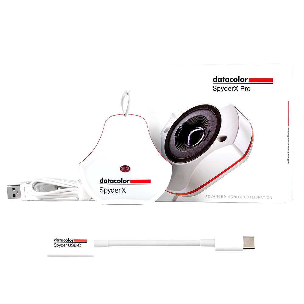 Datacolor KIT: Spyder X Pro SXP100 Monitor Display Colorimeter+Spyder USBC cable