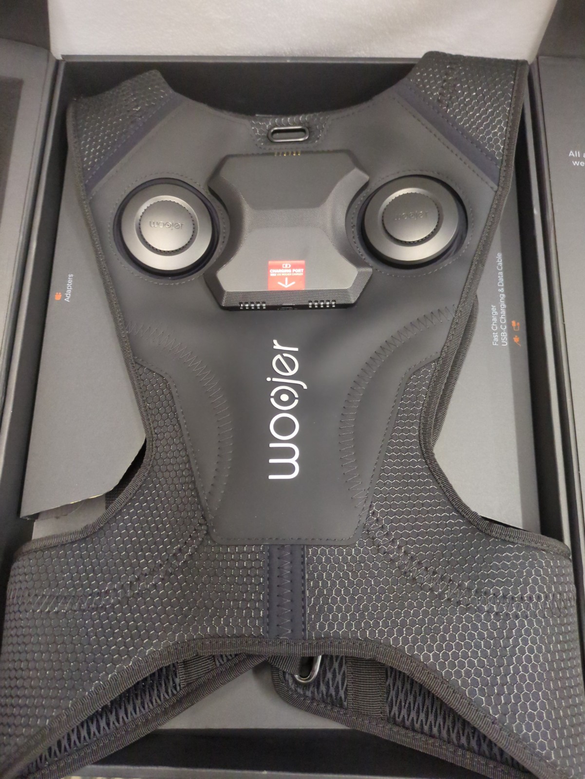 Woojer - Haptic Vest 3 for Games, Music, Movies, VR and Wellness - Black
