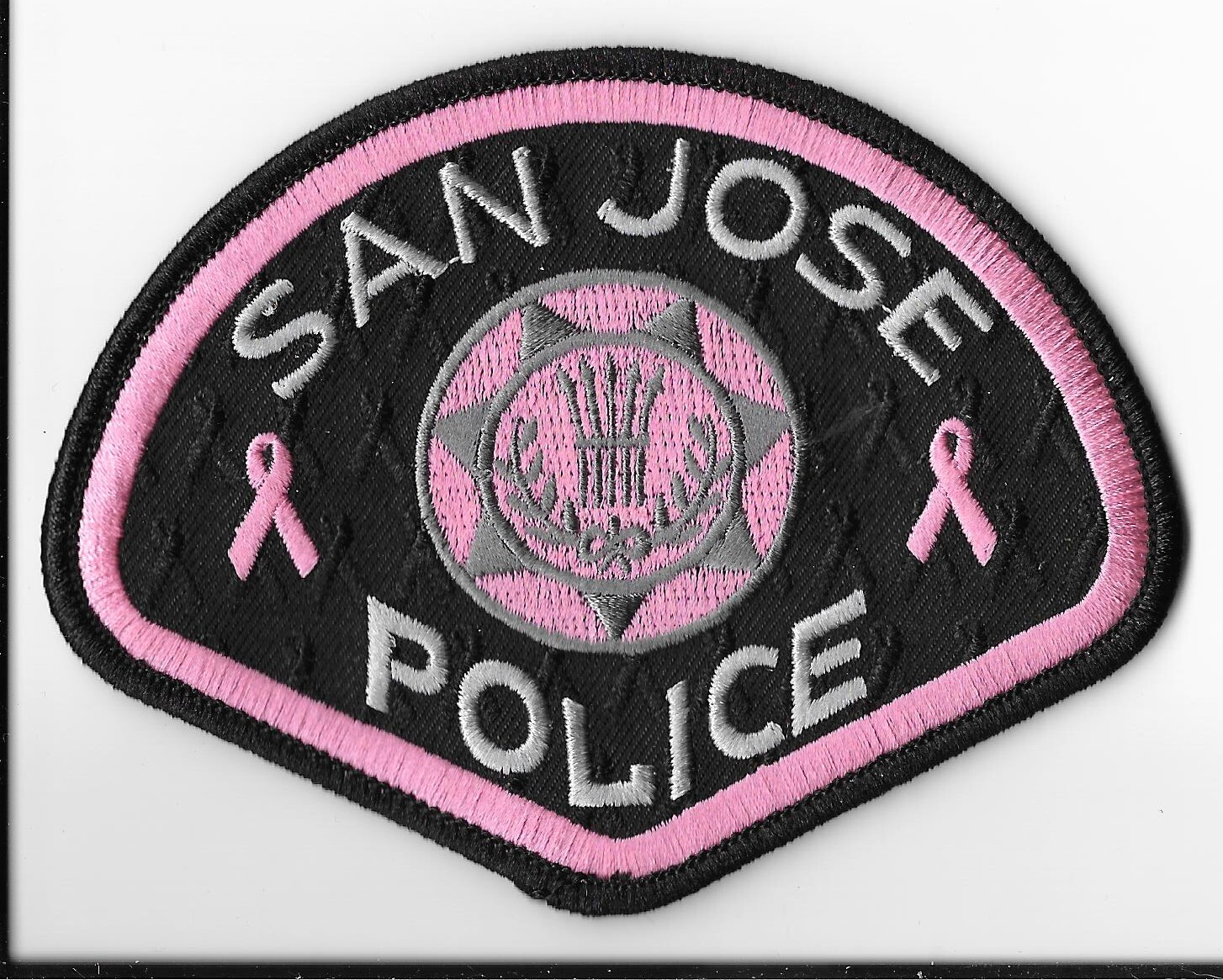 San Jose Police Department, California Breast Cancer Awareness 2021 Patch V1