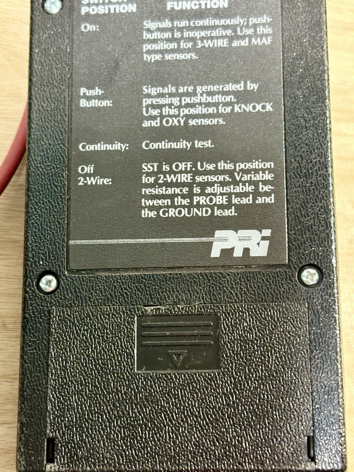 PRI Sensor Simulator Tester SST with Manual & Case