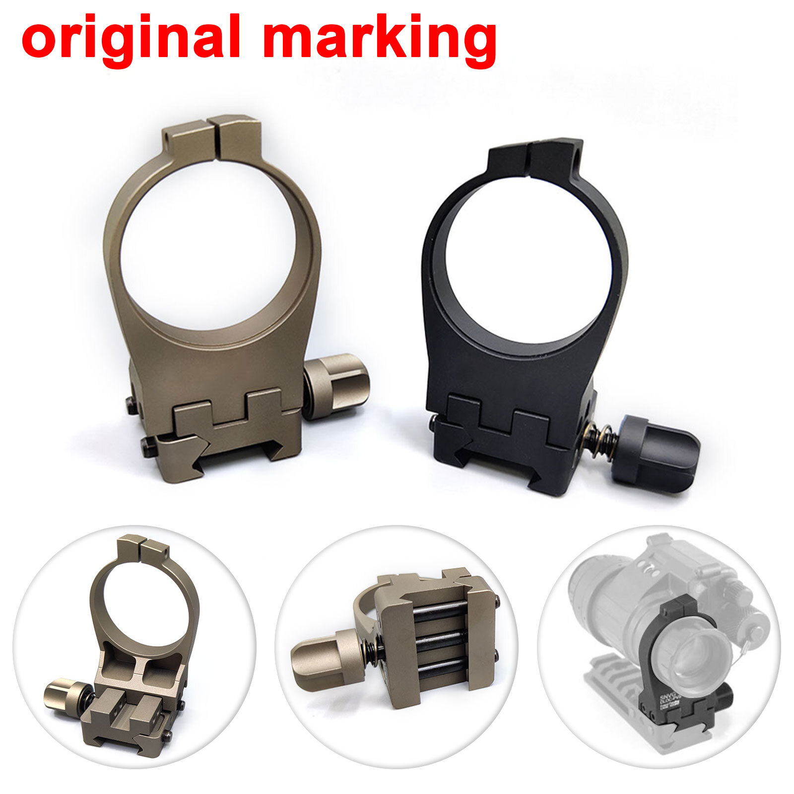 Tactical DLOC-PVS Rail Mount Adapter PVS-14 Quick-Connect Release Accessories