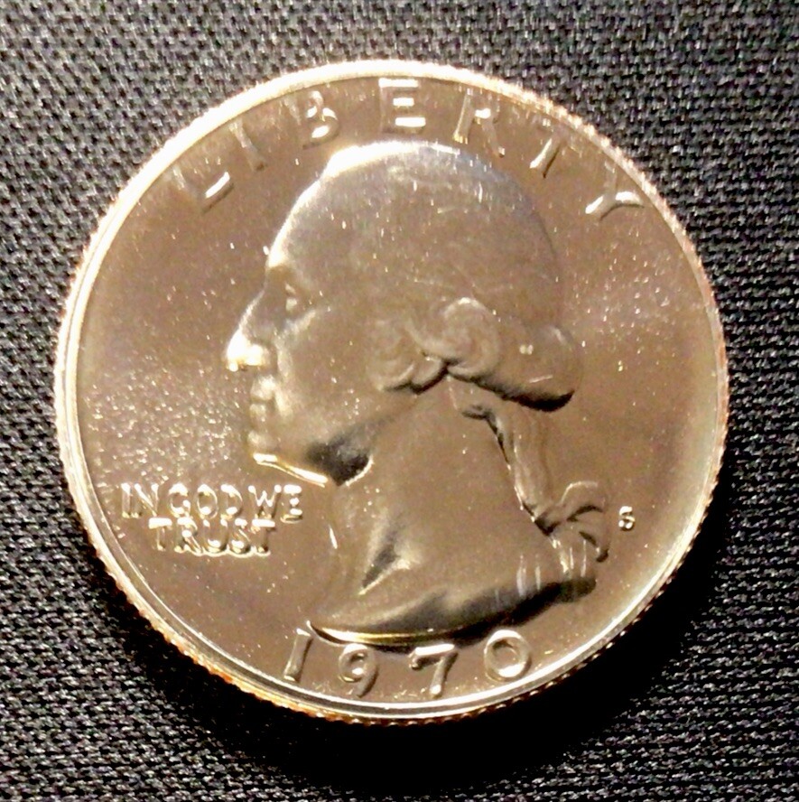 1970 S Washington Quarter Proof! ENN Coins