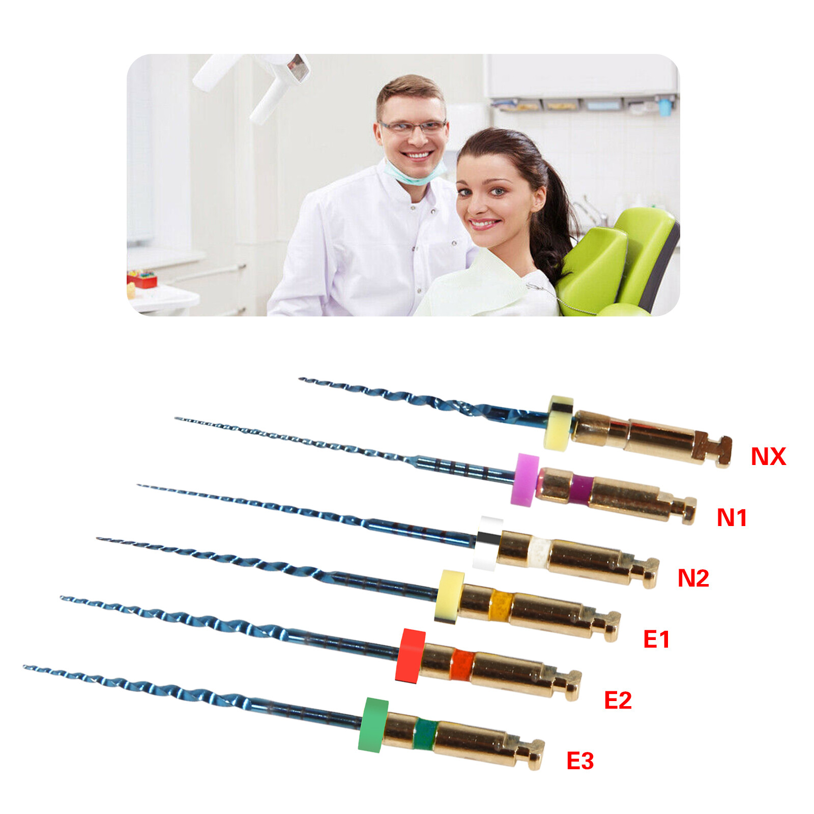 Dental Reciprocating Endo Root Canal Niti Rotary Primary File Engine Use 25mm OR