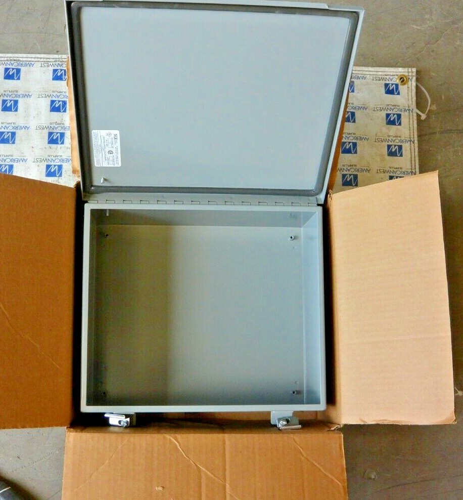 NEW Saginaw Controls Enclosure SCE-1412CH type 12 Gasketed Hinged Enclosure