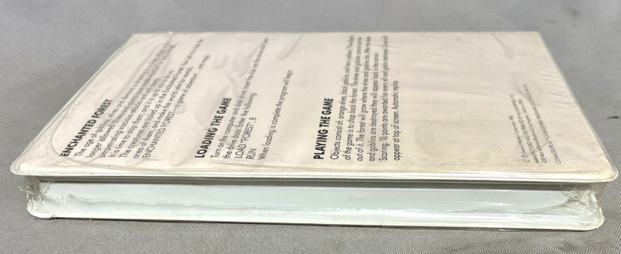Brand New Enchanted Forest Game ALA Video Software Commodore 64 disk 1983