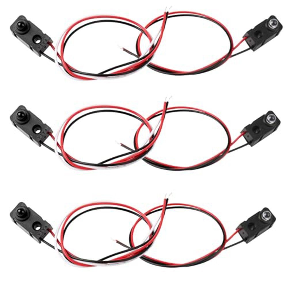 4 Pairs Infrared Break Beam Photoelectric Switch 3mm LED Emitter Receiver