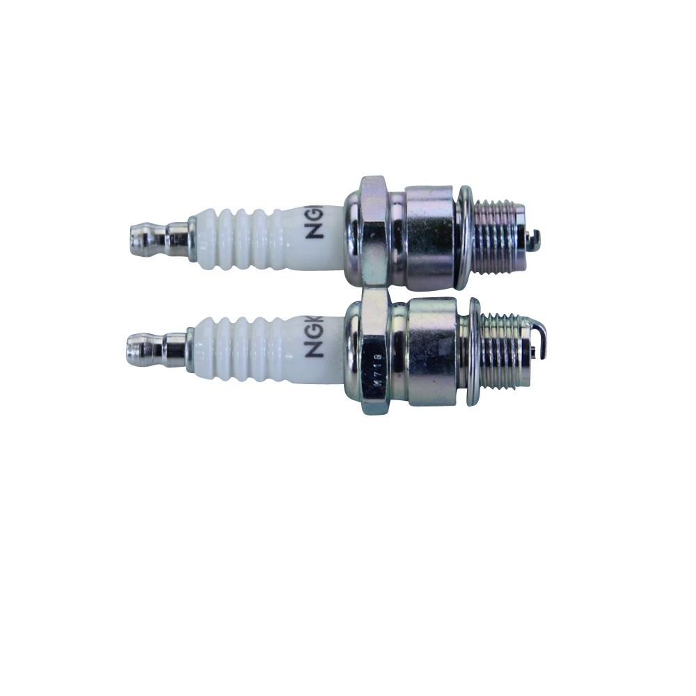 2x spark plug NGK B8HS, 5510 for MZ ETZ DKW Jawa EMW NSU cf. M14-260 W3AC