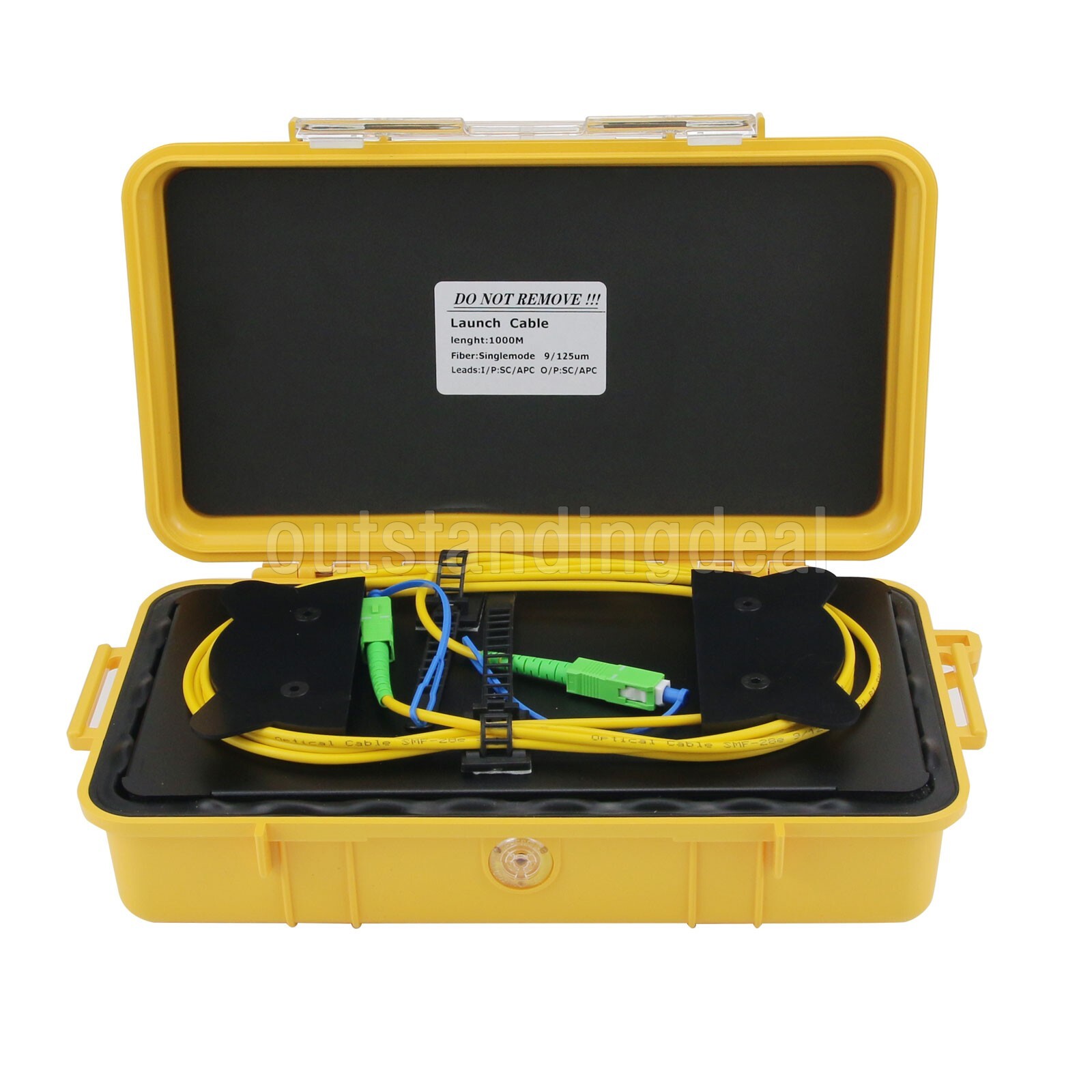 1000M/3280.8FT OTDR Launch Box Fiber Optic Launch Cable For SM Fiber ot25