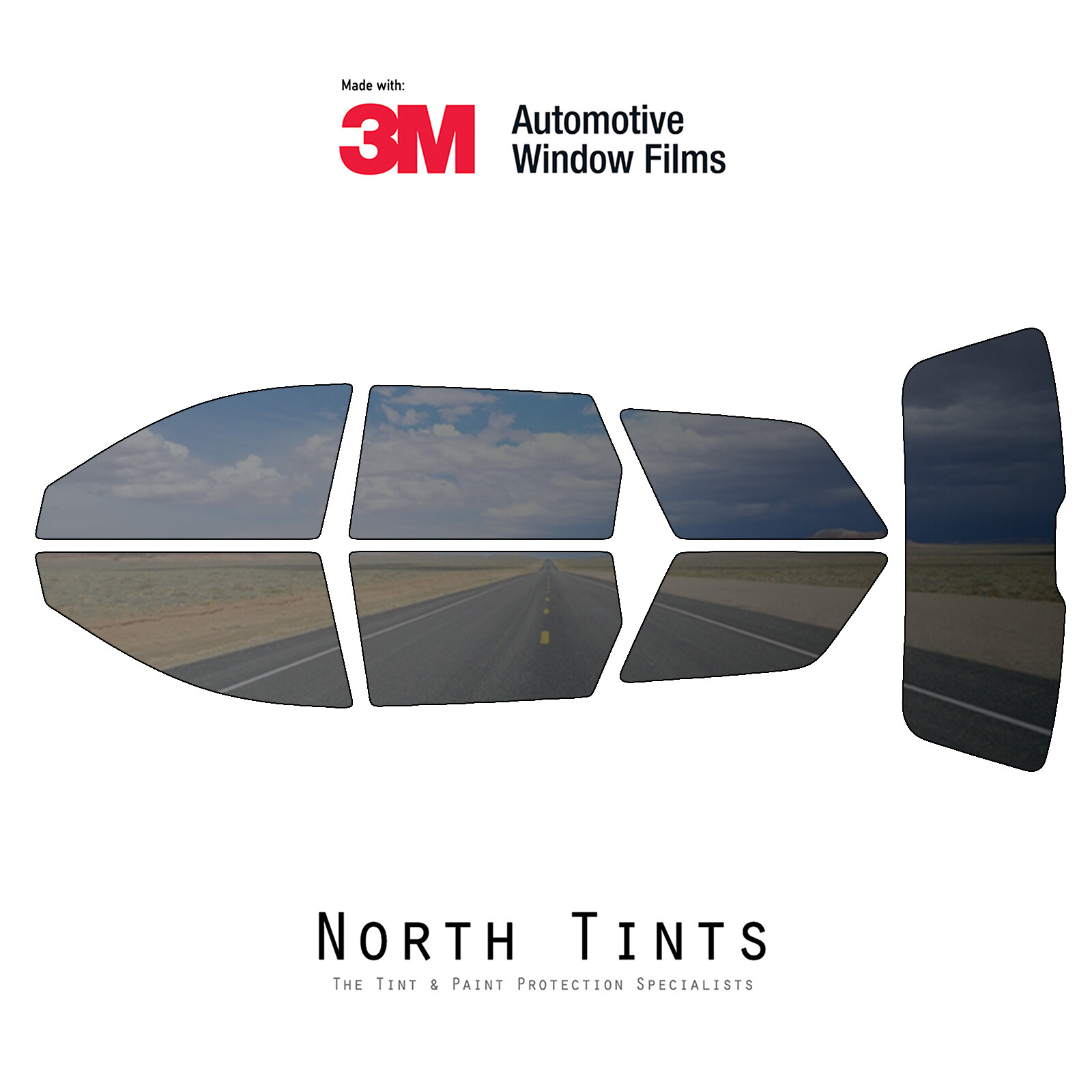 3M COLOR STABLE PreCut Window Tint Glass Film for Audi Allroad 2001-2005