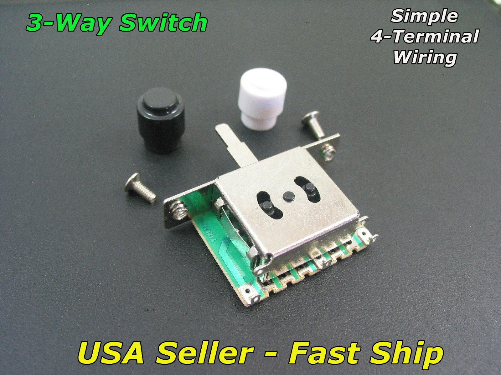 3-Way Selector Toggle Switch for Telecaster, Squier, other Tele Style Guitars