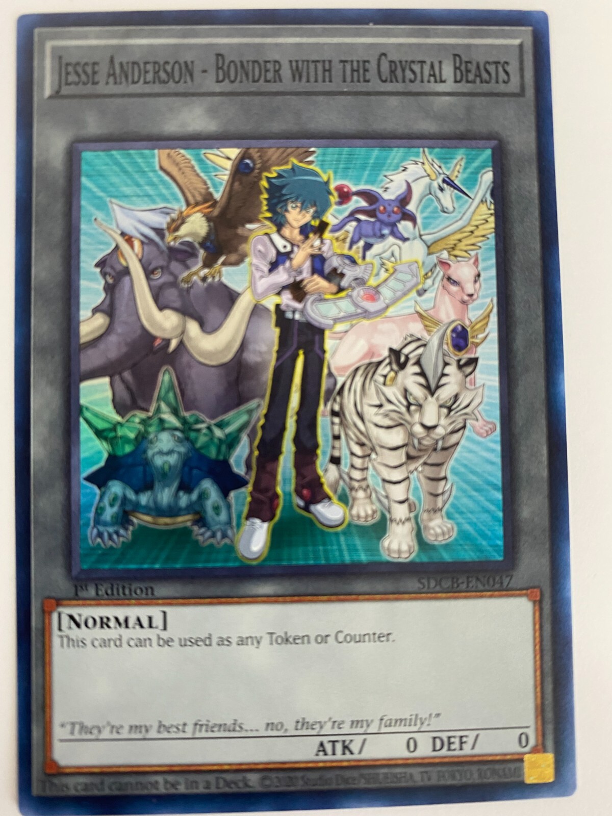 Yu-Gi-Oh! - Jesse Anderson -  SDCB-EN047 - Super Rare - 1st Ed - NM/M - NEW