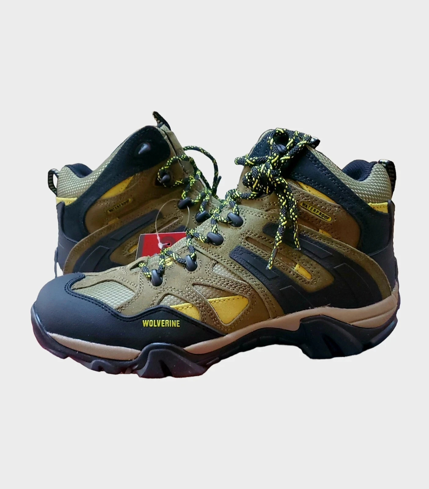 Men's Wolverine Wilderness Waterproof Hiker Boots Olive Size 11 NEW IN BOX