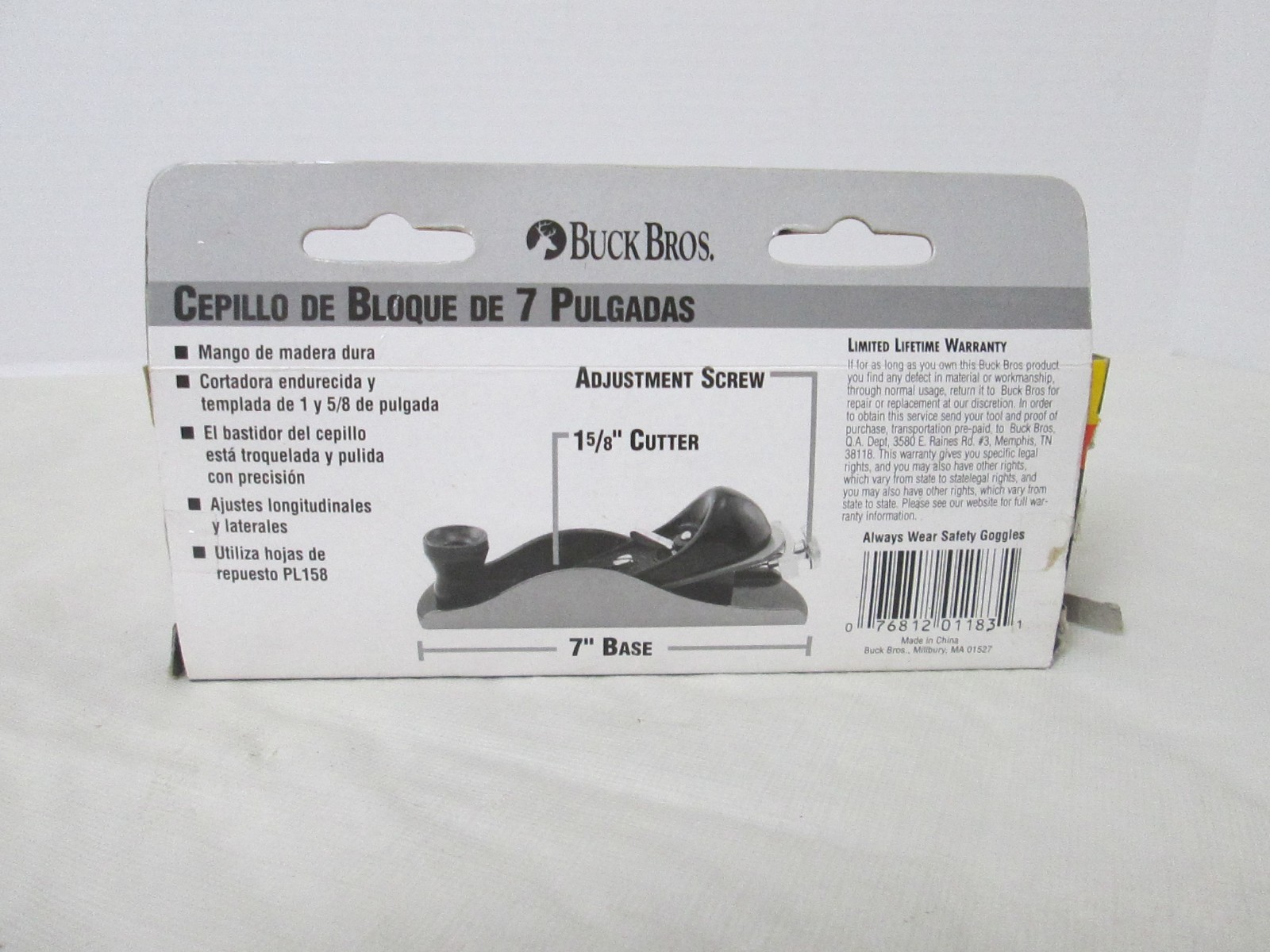 Buck Bros. 7" Block Plane - Used w/box