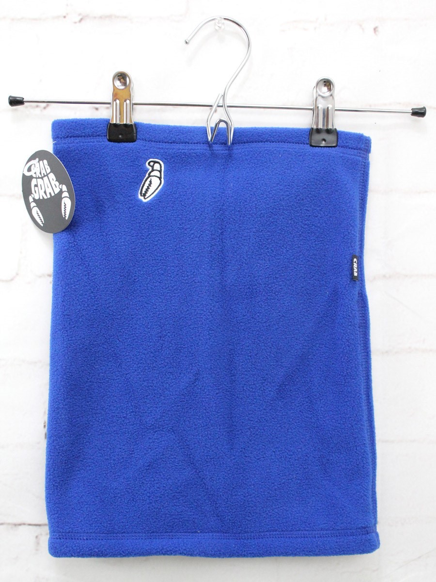 Crab Grab Fruzz Neck Tube Fleece Neck Warmer, Unisex Adult One Size, Blue New