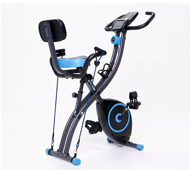 FITNATION Flex Express Elite Recumbent Bike with 16 Levels-Purple-NEW
