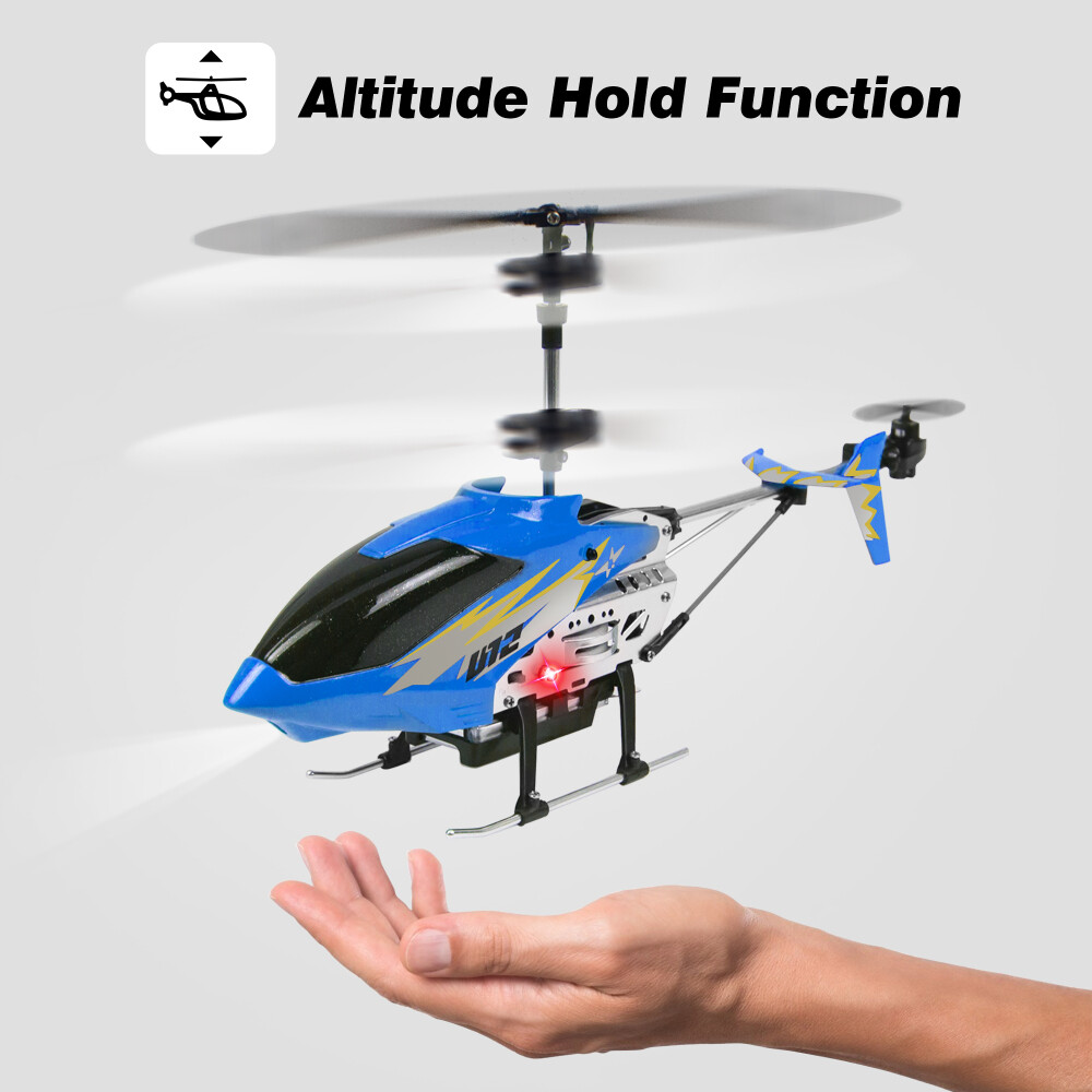 U12 Mini RC Helicopter 2.4Ghz Remote Control Dron REF for Adults Kid + 2 Battery