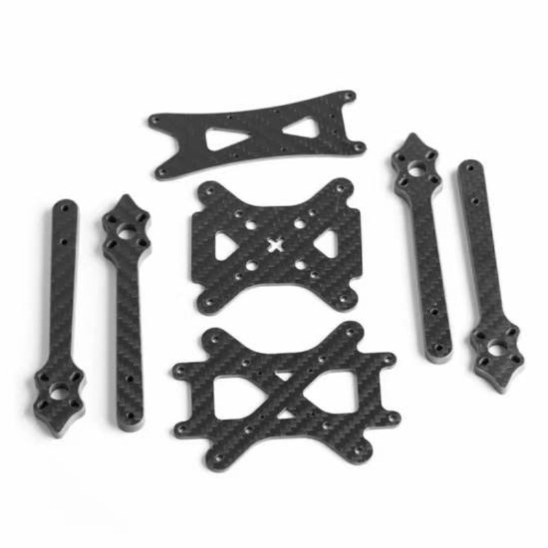 Carbon Fiber Sheet Plate Panel Custom CNC Cut Process Carve FPV Drone Arm Frame