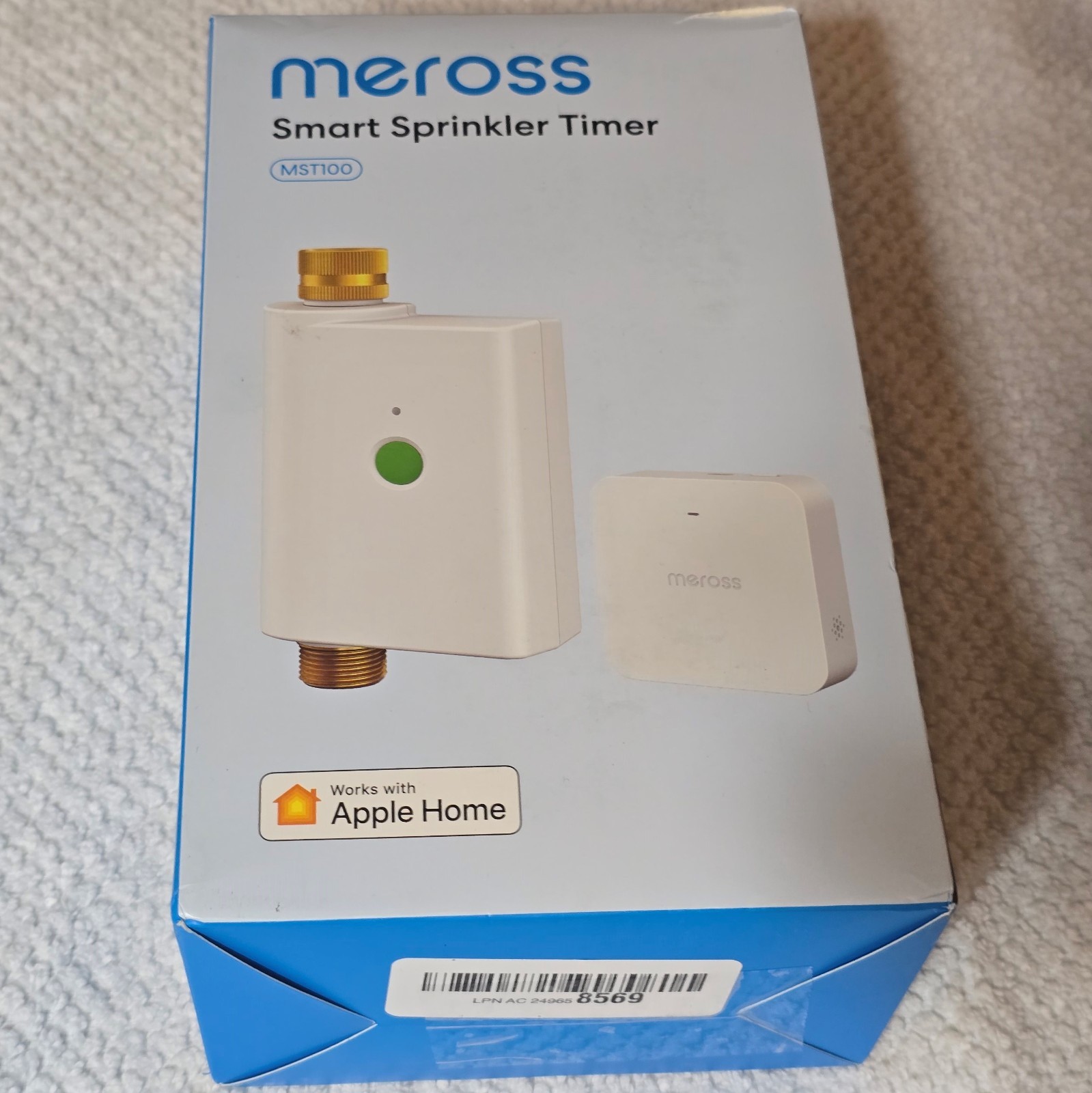 WiFi Smart Water Timer w/ Brass Inlet Apple HomeKit Alexa Google Sprinkler
