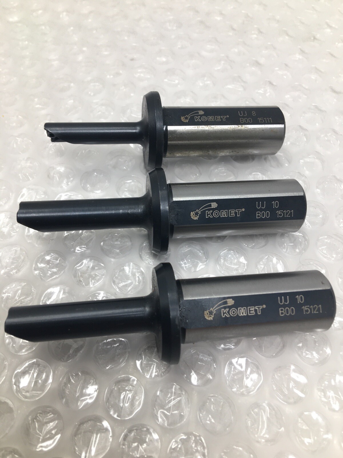 KOMET Straight Shank Indexable Boring Bars (2) B00 15121 TX6 UJ10, (1) B00 15111
