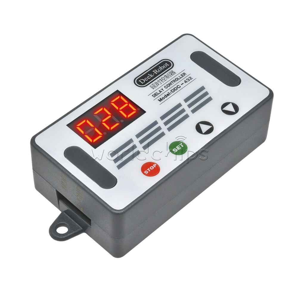 12V/24V Digital Tube Dual MOS Trigger Cycle Timer Delay Controller Control Board