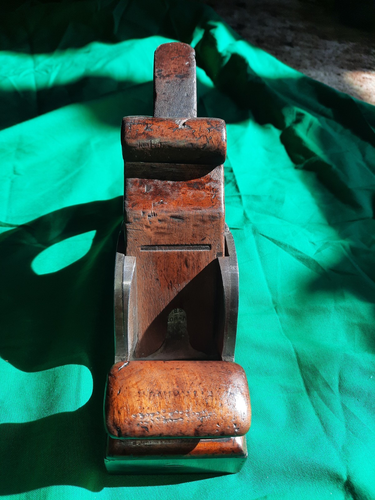 9" Infill smoothing plane with T. Ibbotson iron.