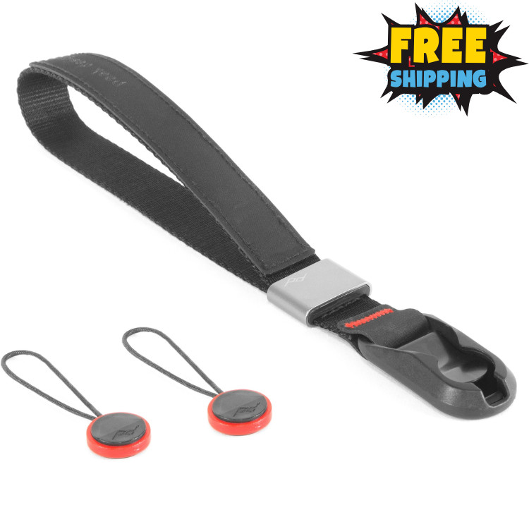 Peak Design Cuff Wrist Strap Black Camera Safety Wrist Loop Nylon Anchor Link