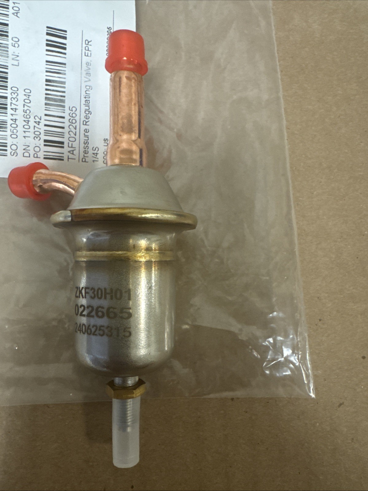 022665 Taylor Freezers Valve-Epr 1/4S Genuine OEM TAF022665