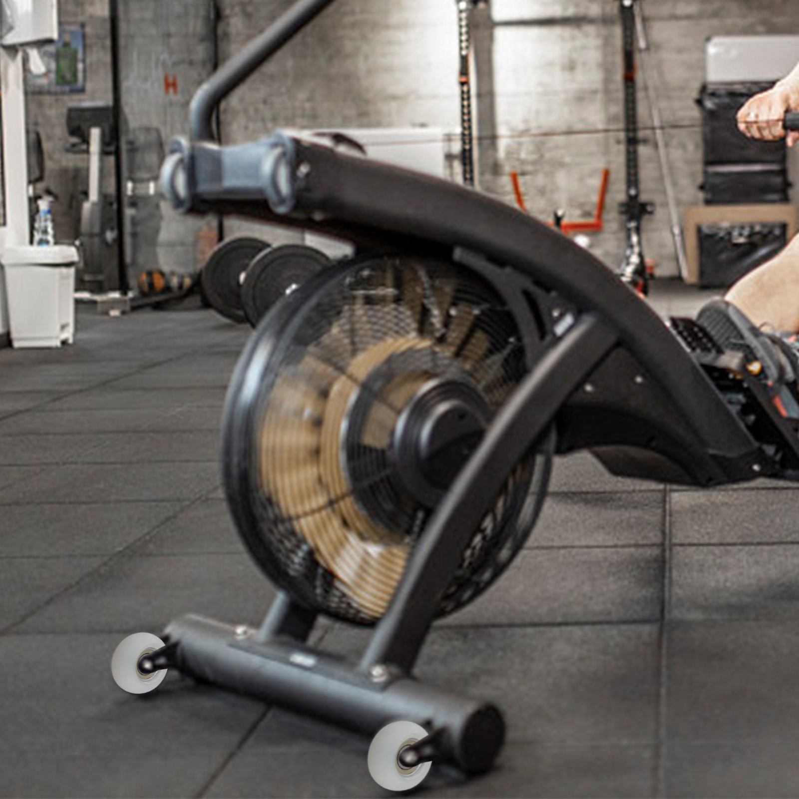 Robust Set of Cushion Wheels with Bearings for Reliable For Rowing Performance