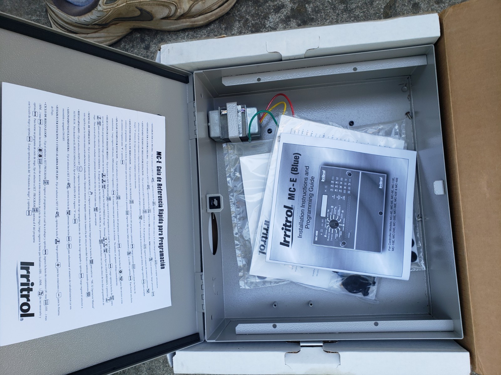 Irritrol Mc-24E Cabinet With Transformer Only