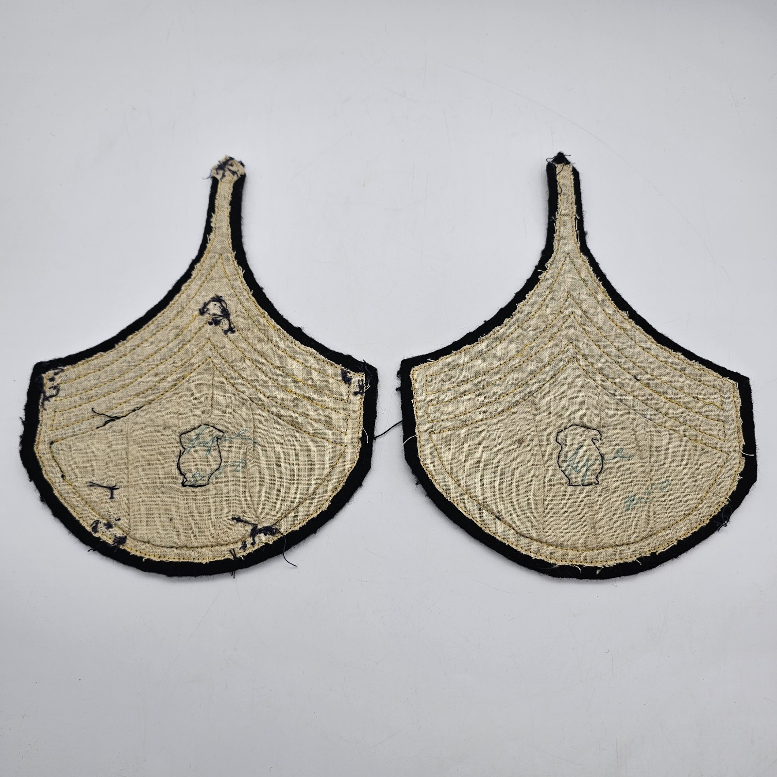 WW2 US Army Calvary Sergeant Band Patch Pair