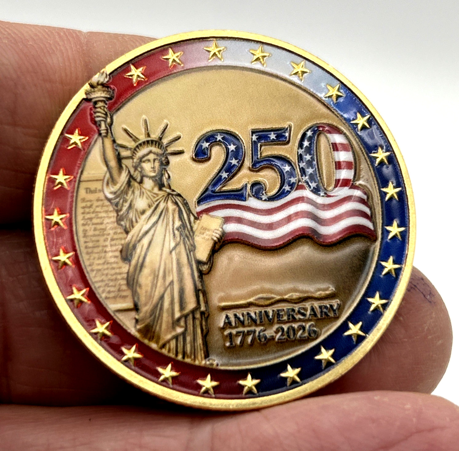 *250TH ANNIVERSARY USA* Statue of Liberty 1776-2026 Commemorative Coin Medal