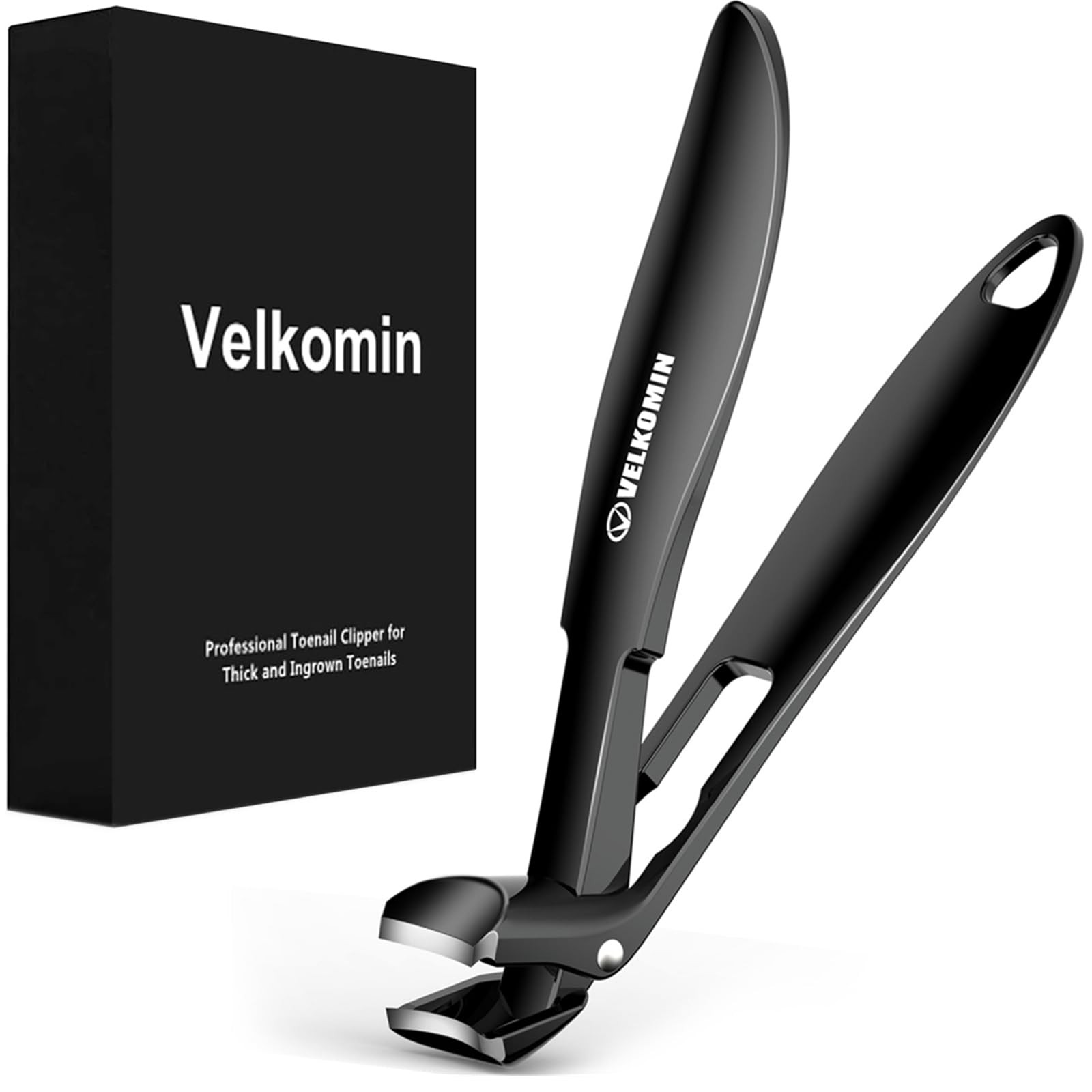 Toe Nail Clippers for Seniors, Mens Stocking Stuffers 2026, Large, Black