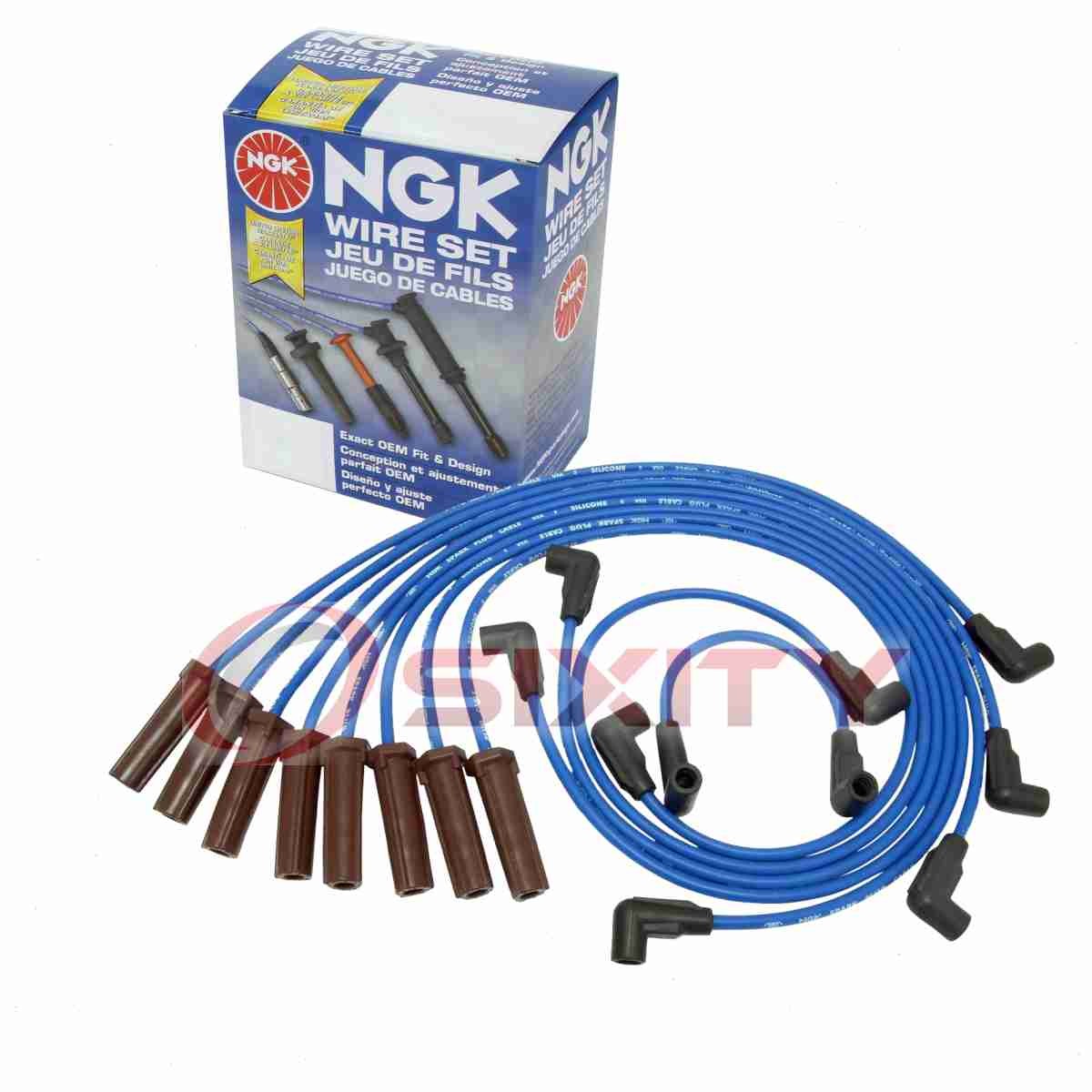 1 pc NGK Spark Plug Wire Set for 1994-1995 Chevrolet K3500 7.4L V8 - Engine ke
