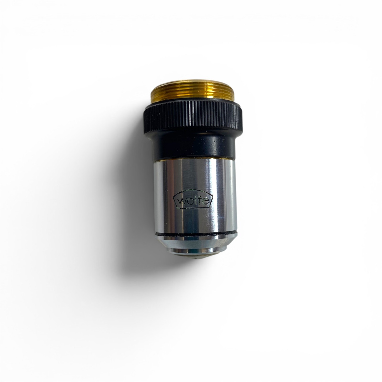 Wolfe 100x Oil Immersion Microscope Objective Lens A 100 / 1.25 NA 160mm