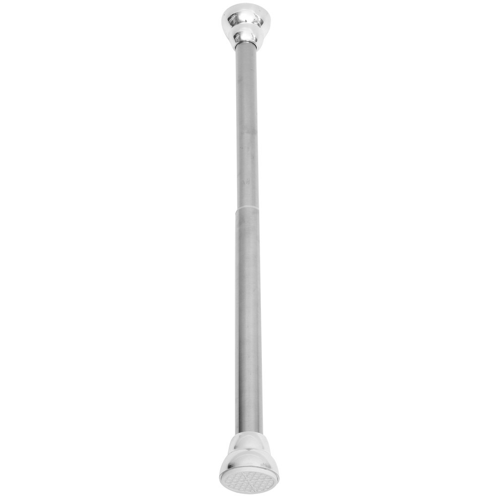 Multipurpose Adjustable Curtain Rod Stainless Steel Window Security Bar Silver