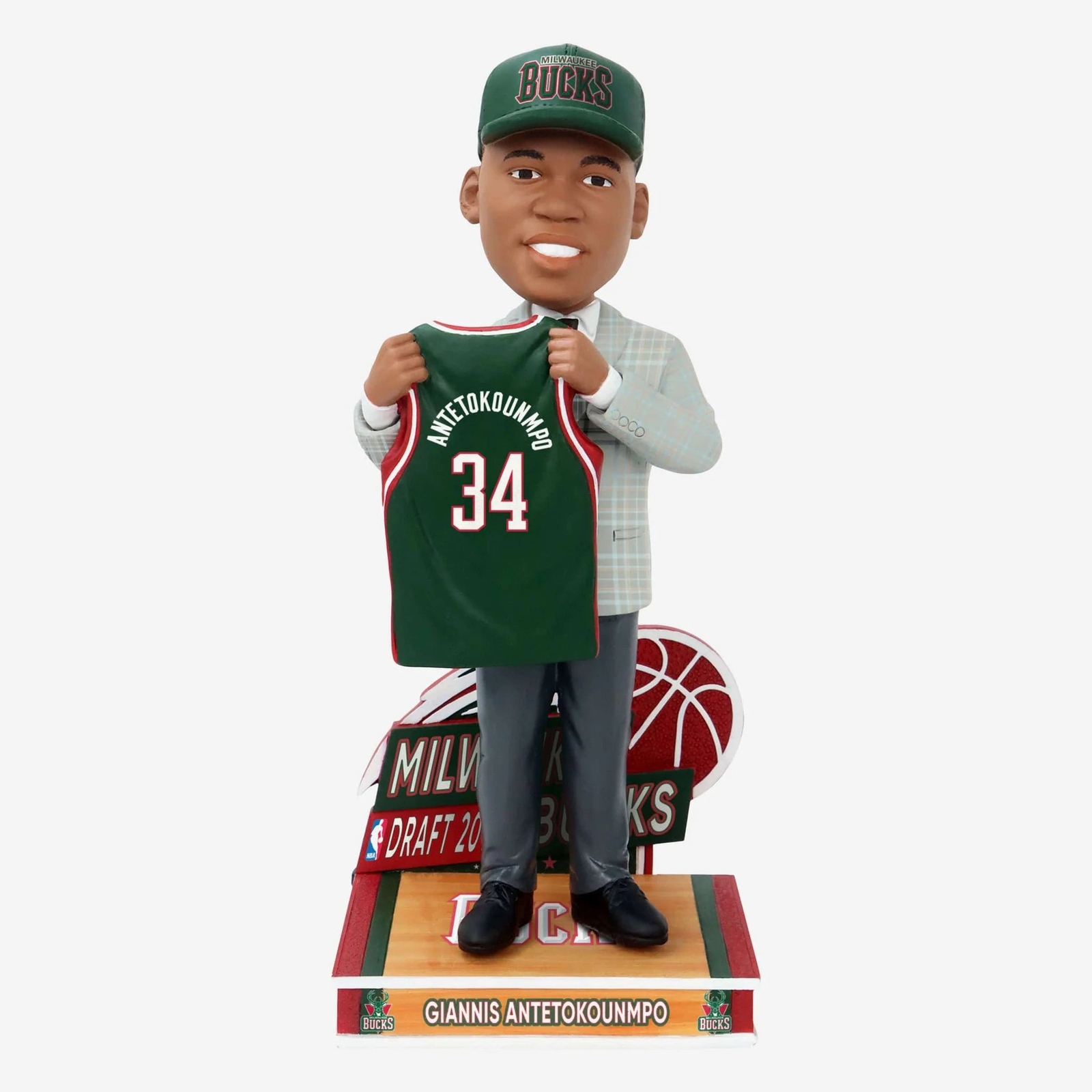 Giannis Antetokounmpo Milwaukee Bucks 2013 Draft Pick Bobblehead NBA Basketball