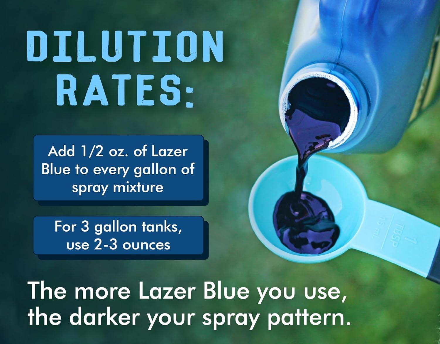 Visual Guide Spray Pattern Indicator for Accurate Weed Treatment Applications