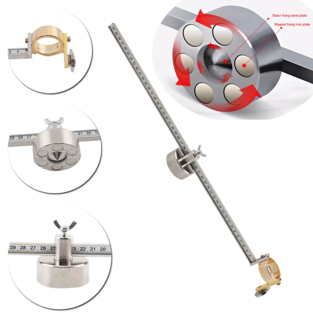 Plasma Cutter Guide Tool Torch Circle Guide Roller Wheel, 5-50cm Circular Radius