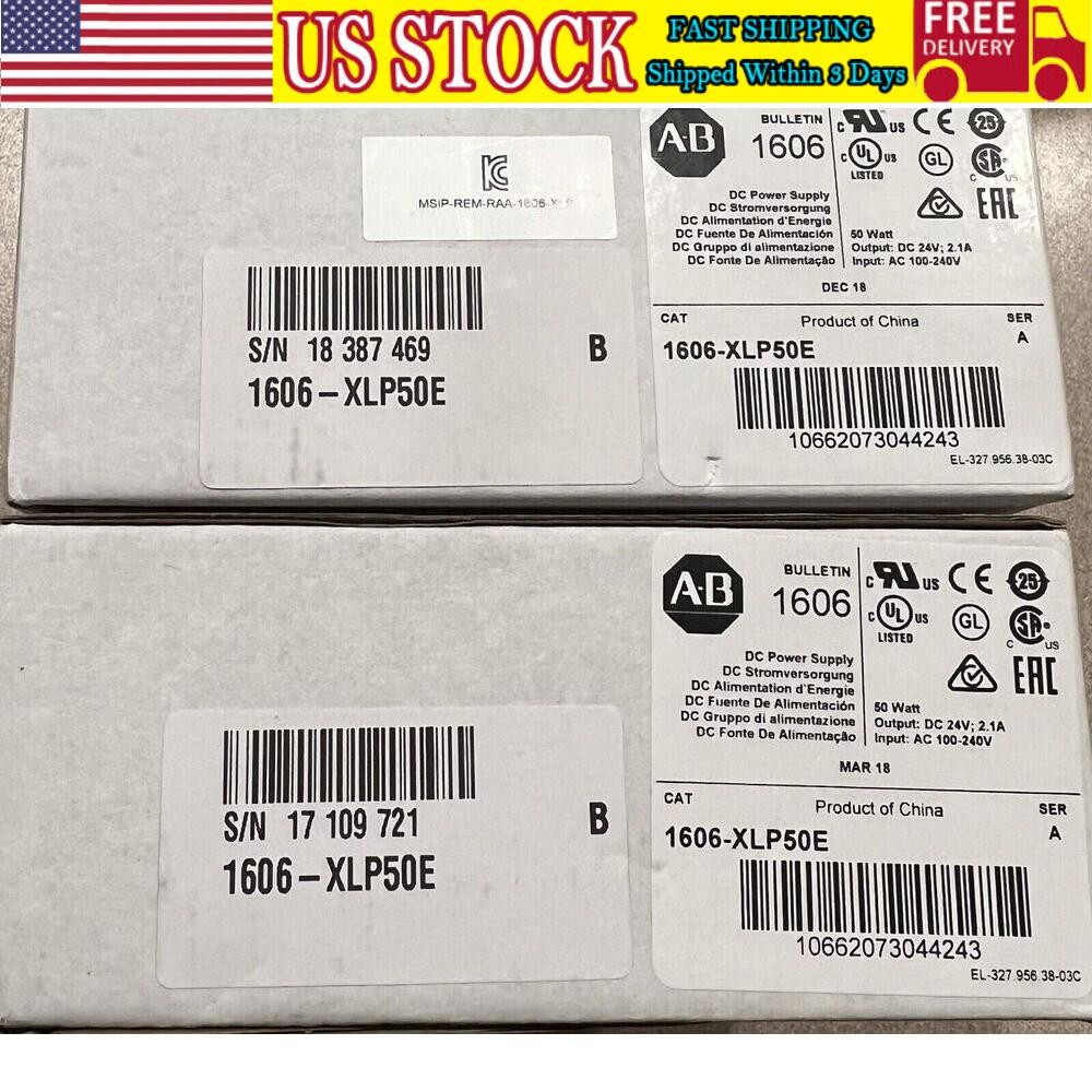 New In Box Allen-Bradley 1606-XLP50E POWER SUPPLY 1606XLP50E Fast Shipping