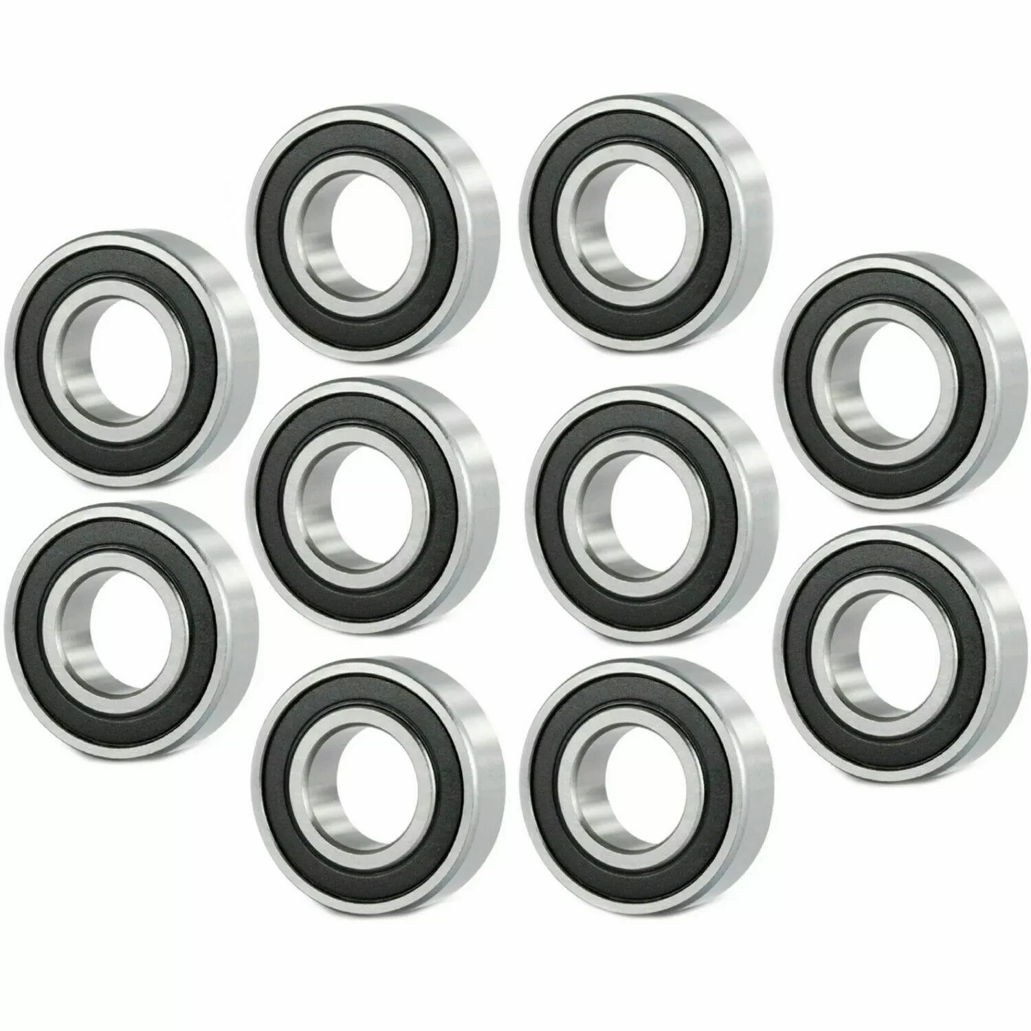 1641-2RS Ball Bearing 1" x 2" x 9/16" 1641 2RS Rubber Sealed 10PCS